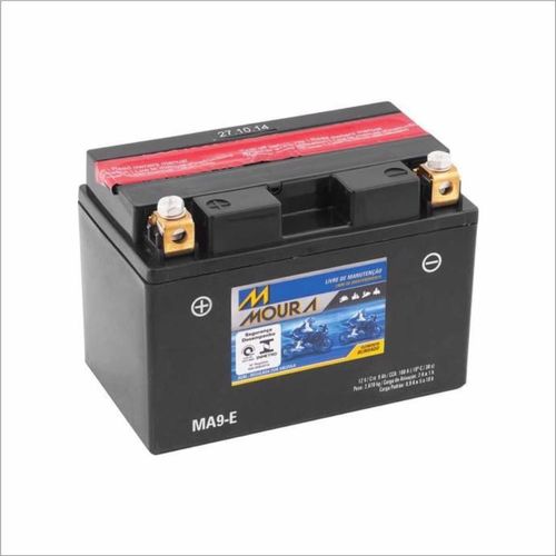 Bateria AGM Moto Moura 12V 9Ah MA9-E C2B RS SHADOW PHANTOM AERO VFR 1200F 1200X 1200XD 800