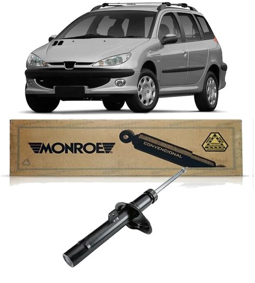 Amortecedor Dianteiro Peugeot 206 Escapade 2007 A 2008 Dir