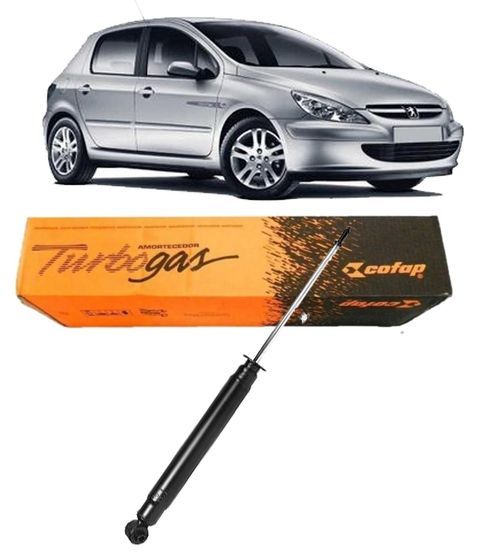Amortecedor Traseiro Peugeot 307 2001 A 2012