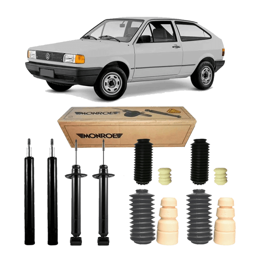 Kit 4 Amortecedores Gol G1 1980 A 1999 + Kit Completo