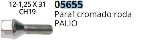 Parafuso Roda Fiat Palio Cromado