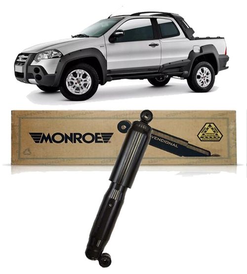 Amortecedor Traseiro Fiat Strada 2008 Adventure Iii Locker
