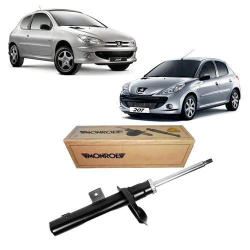 Amortecedor Dianteiro Peugeot 206 1999 A 2010 Esquerdo