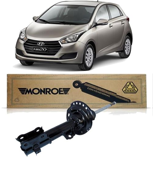 Amortecedor Dianteiro Hyundai Hb20 2013 A 2021 Esquerdo
