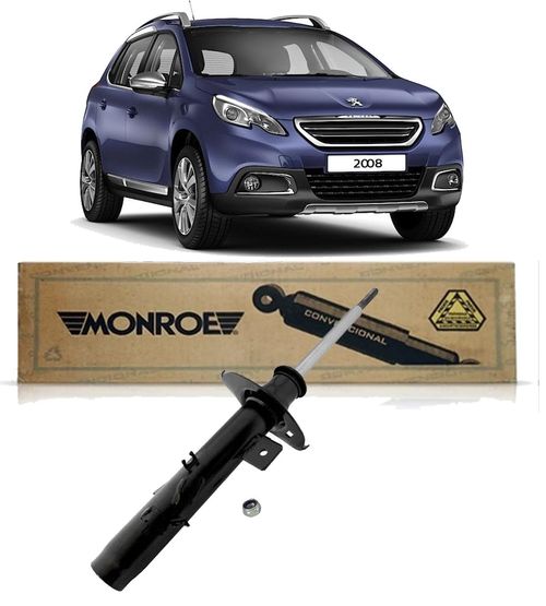Amortecedor Dianteiro Peugeot 2008 2015 Esquerdo Automatico