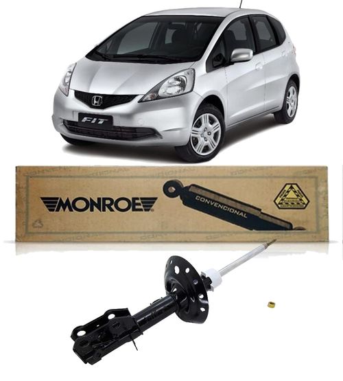 Amortecedor Dianteiro Honda Fit 2009 A 2013 Esquerdo