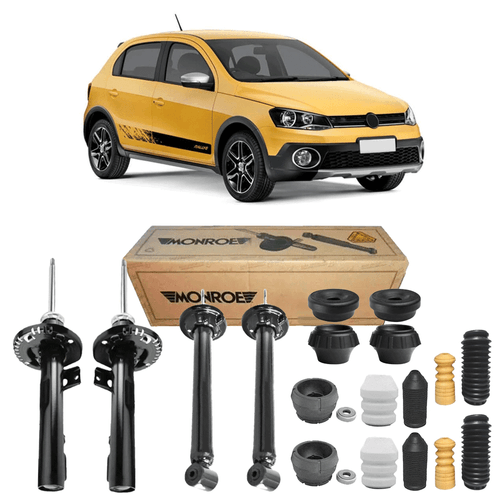 Kit 04 Amortecedores Gol G5 Rallye 2010 A 2014 + Kits Axios