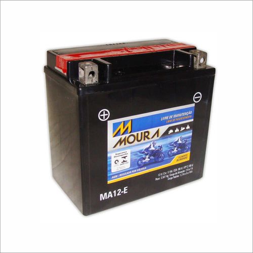 Bateria AGM Moto Moura 12V 12Ah MA12-E BV250 BV500 MP3 250 SPORT X9 SUZUKI AN650 BURGMAN DL V-STROM