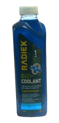 Aditivo Radiador 1 Litro Bio Coolant Azul
