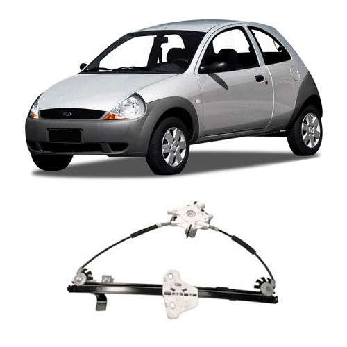 Máquina Vidro Elétrica Dianteira Esquerda Ka 1997/2007