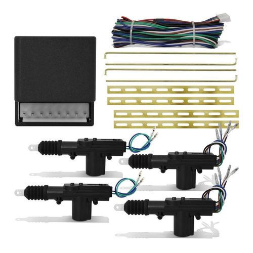 Kit Trava Elétrica Universal 4 Portas Dupla Serventia