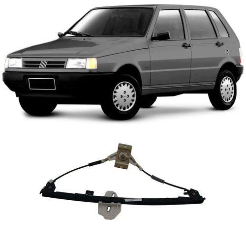 Máquina Vidro Mecânica Dianteira Esquerda Fiorino 1982/2013